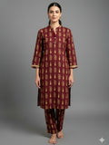 Bin Shaukat Khaddar Printed Stitched 2-Piece Suit