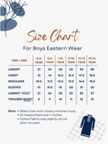 Velvour Boys Wash and Wear Embroidered Stitched Kurta Trouser Set-ART VB165-B