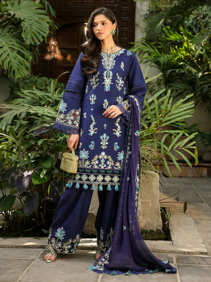 Mahnur Shanaya Vol 2 Lawn Embroidered Unstitched 3-Piece Suit-SH-10