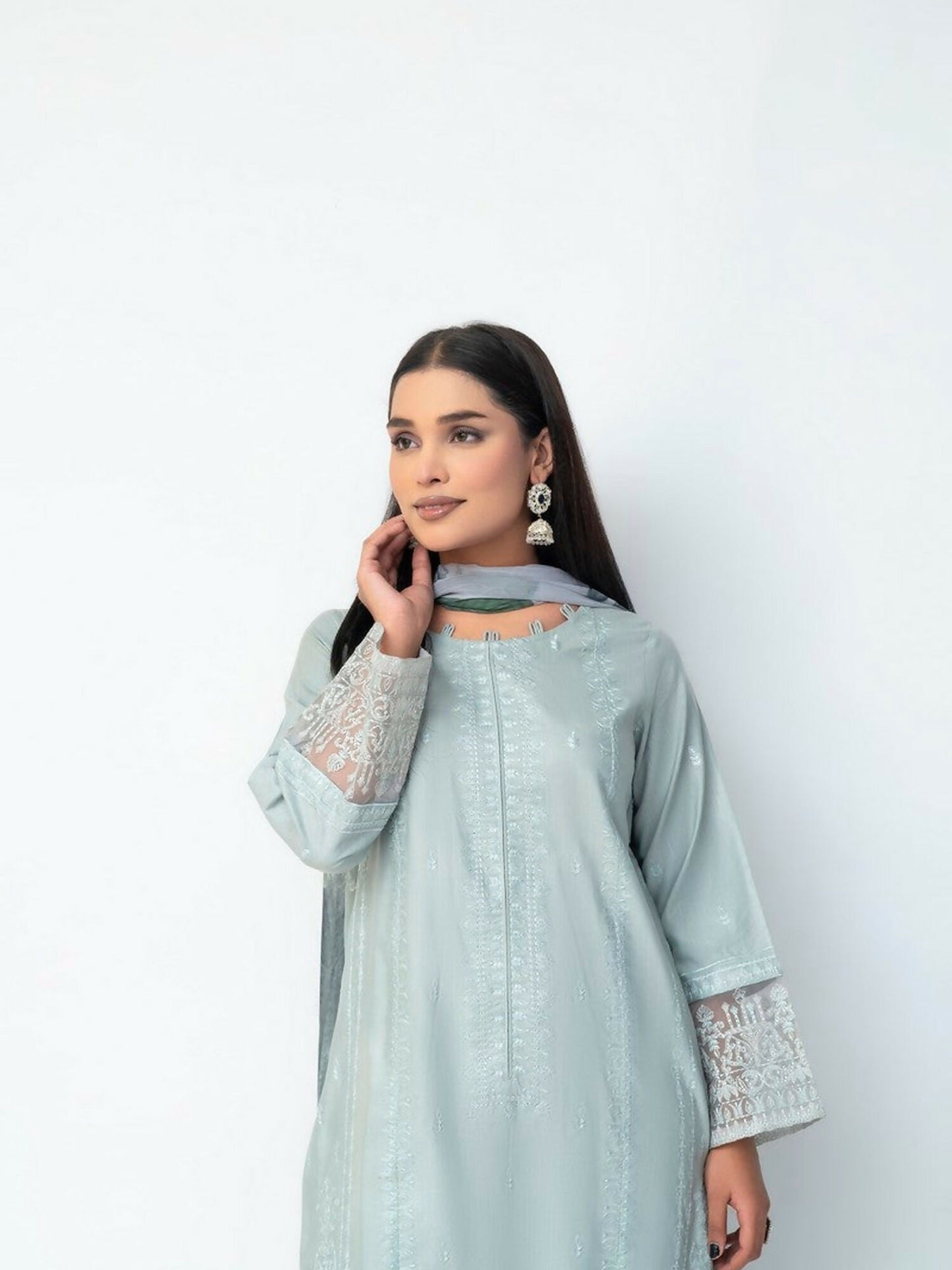 Imran Aftab Isla Winter Khaddar Embroidered Unstitched 3-Piece Suit-IAKC-UF-22