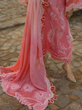 Crimson Tasawar Lawn Embroidered Unstitched 3-Piece Suit-All Things Ombre-D1B