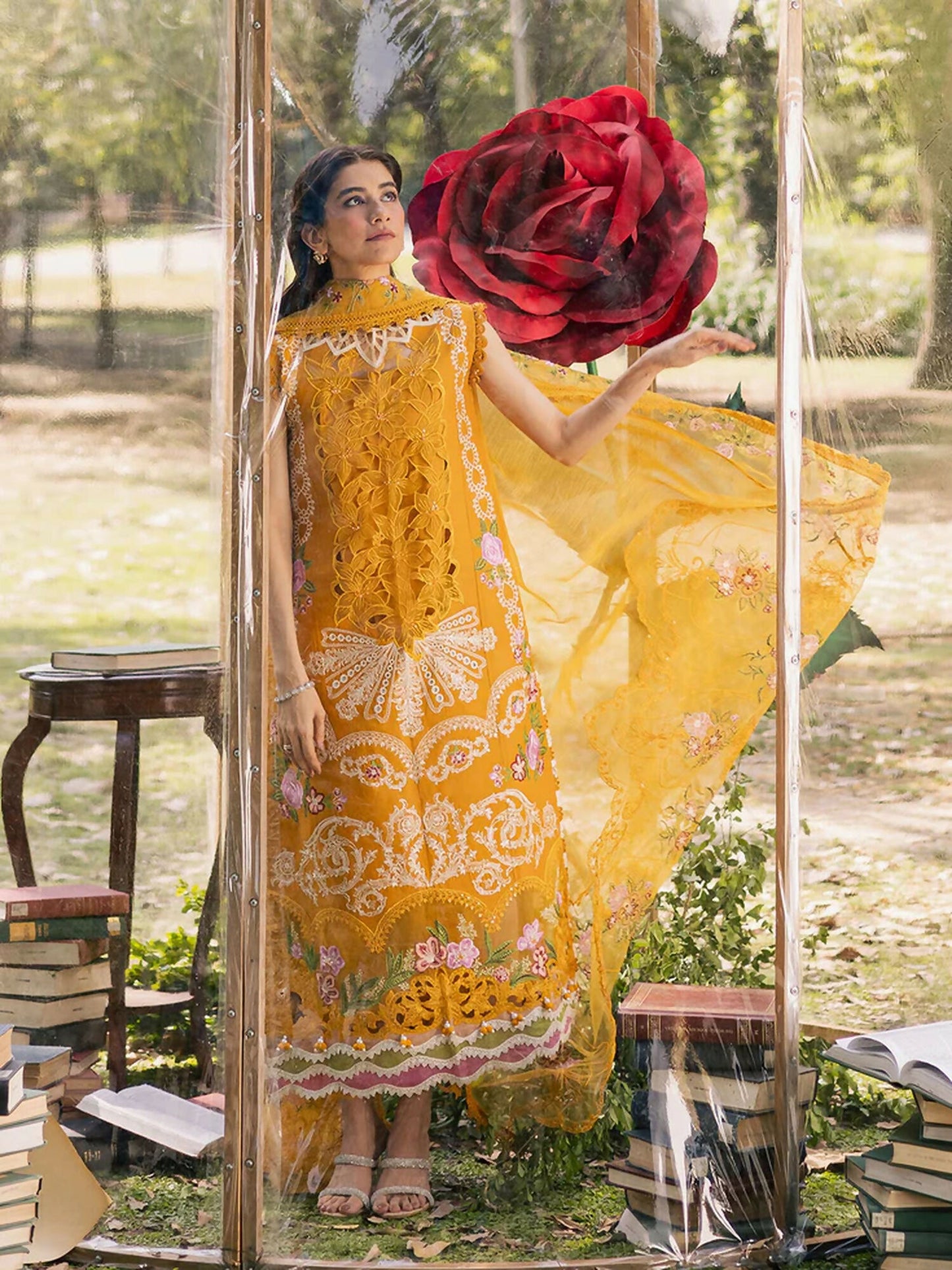 Parishay Enchanted Tales Lawn Embroidered Unstitched 3-Piece Suit-ET- 02