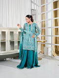 Farooq Hameed Studio Pariza Lux Festive'25 Organza Embroidered Stitched 3-Piece Suit-Jeseria