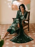 Mahnur Shanaya Luxury Lawn Embroidered Unstitched 3-Piece Suit-Siyahgul