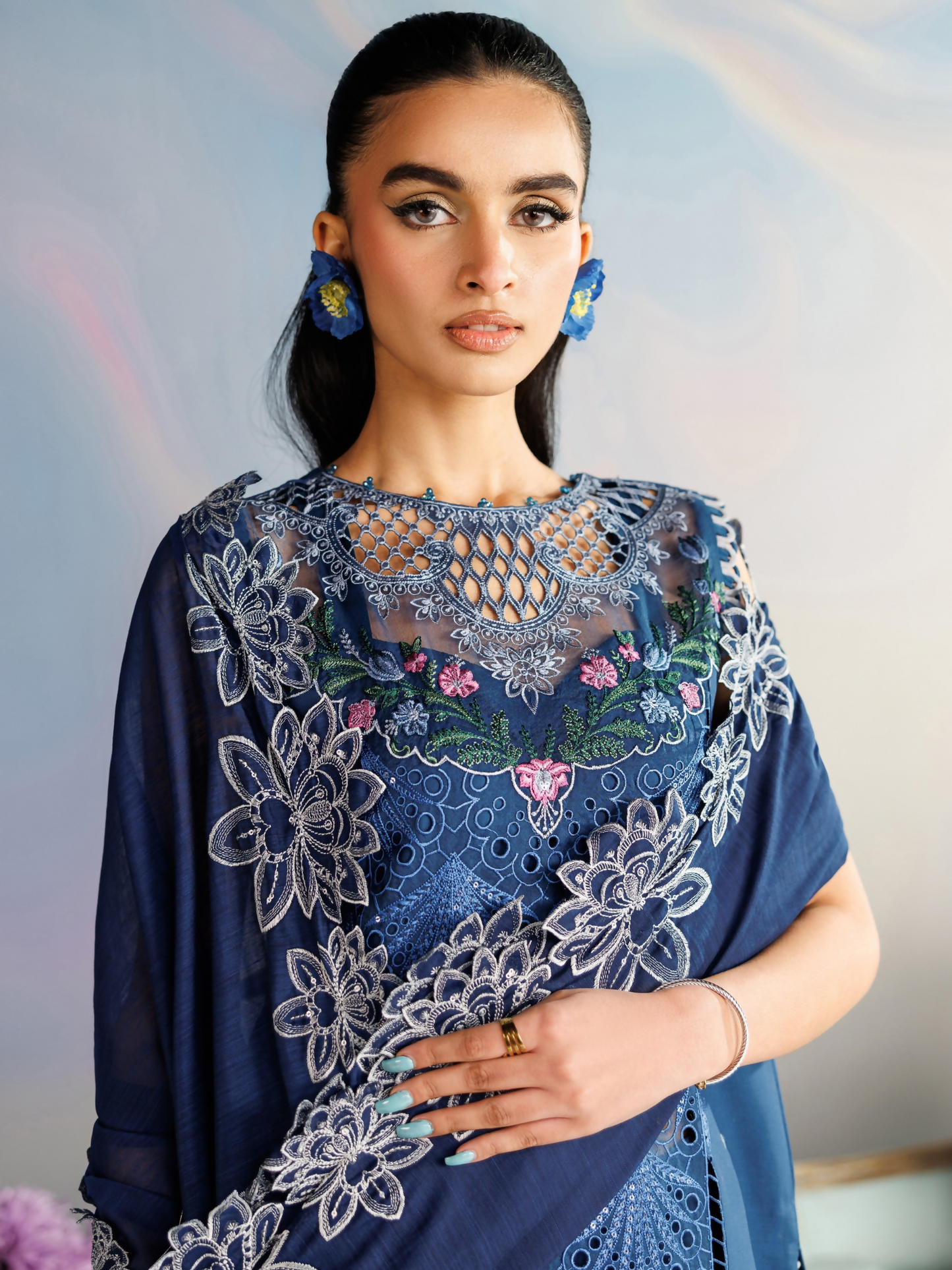 Parishay Shangrila Lawn Vol 2 Embroidered Unstitched 3-Piece Suit-ANG-01