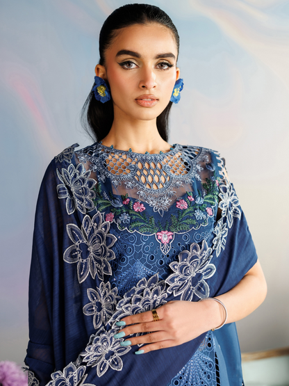 Parishay Shangrila Lawn Vol 2 Embroidered Unstitched 3-Piece Suit-ANG-01