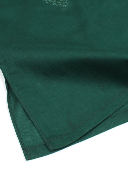 Velvour Boys Cotton Embroidered Stitched Kurta Pajama-VK05