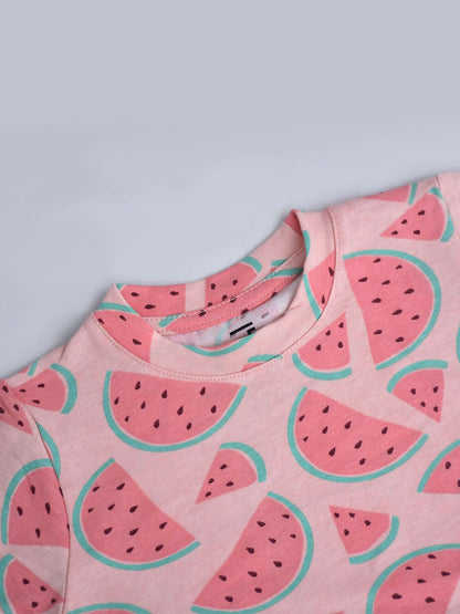 Jupiter Plain Kids Unisex Watermelon Tee Shirt-13751