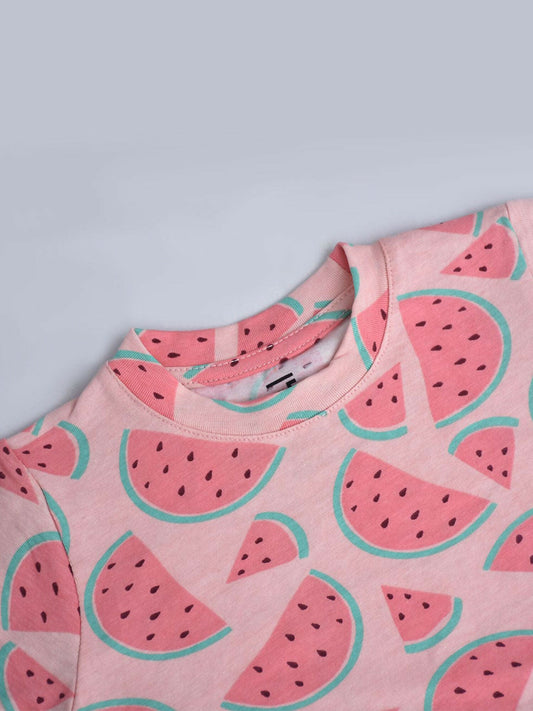 Jupiter Plain Kids Unisex Watermelon Tee Shirt-13751