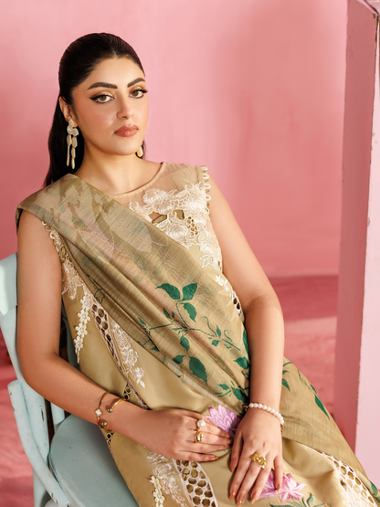 Parishay Shangrila Lawn Vol 2 Embroidered Unstitched 3-Piece Suit-ANG-15