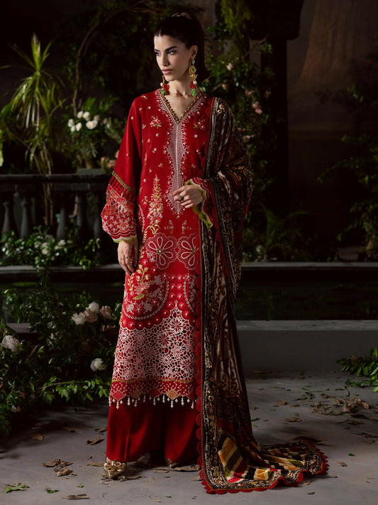 Mahnur Amelia Kotrai Embroidered Stitched 3-Piece Suit–CK-013