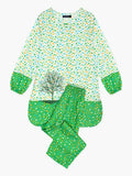 Velvour Girls Viscose Embroidered Stitched 2-Piece Suit-VG115