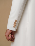 Gem Garments Janaan Jacquard Sherwani-Regal Ivory