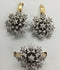 H&A Jewellery Dual Tone Earrings and Ring Set