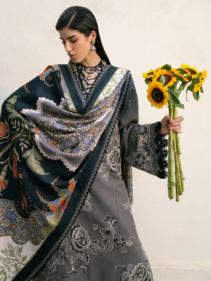 Binilyas Gulrukh Khaddar Embroidered Unstitched 3-Piece Suit-63-A