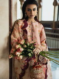 Hussain Rehar Basic Not Basic V Raw Silk Embellished Stitched 3-Piece Suit-Damask