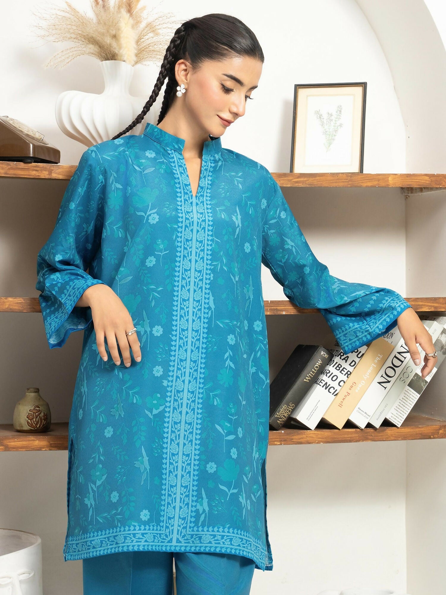 Panache Apparel Florise Lawn Printed Co-Ord Set-Cassia