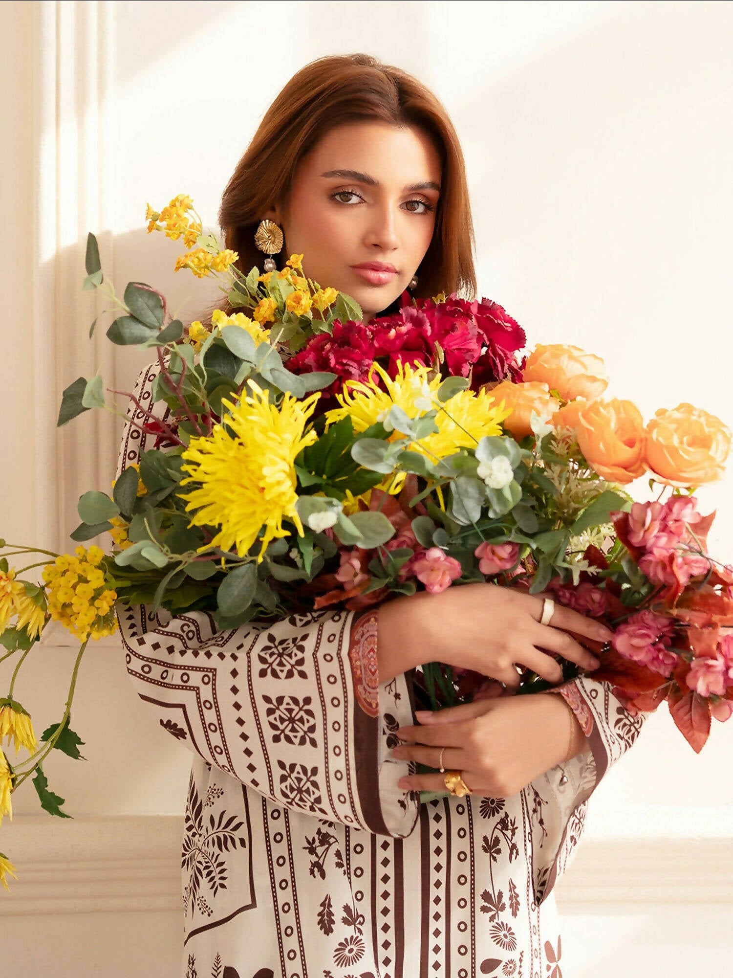 Mahnur Noir Lawn'26 Printed Unstitched 2-Piece Suit-N-03