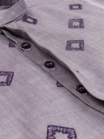Velvour Boys Cotton Embroidered Stitched Kurta-VB196-G