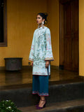 Jugnu by Hussain Rehar SS'25 Eid Pret Cotton Embroidered 2-Piece Suit-Jeena