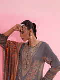 Sana Safinaz Classics Lawn Printed Unstitched 3-Piece Suit