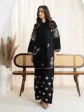 Panache Apparel Monochrome Tales Cotton Lawn Embroidered Stitched Suit-Moonlight Glow