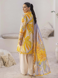 Naqsh Summer Glow 2 Luxury Lawn Digital Printed Unstitched 3-Piece Suit-Golden Dream-00129