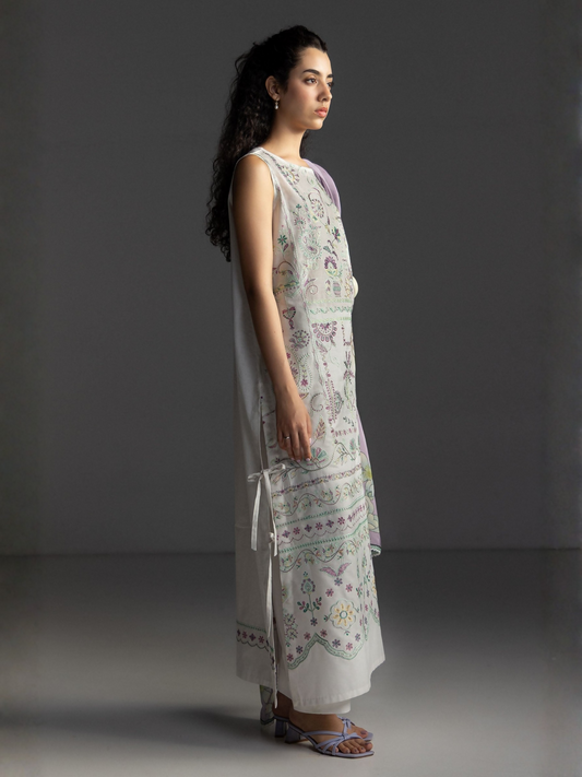 COCO by Zara Shahjahan Lawn'26 Embroidered Unstitched 3-Piece Suit-Veya-7A