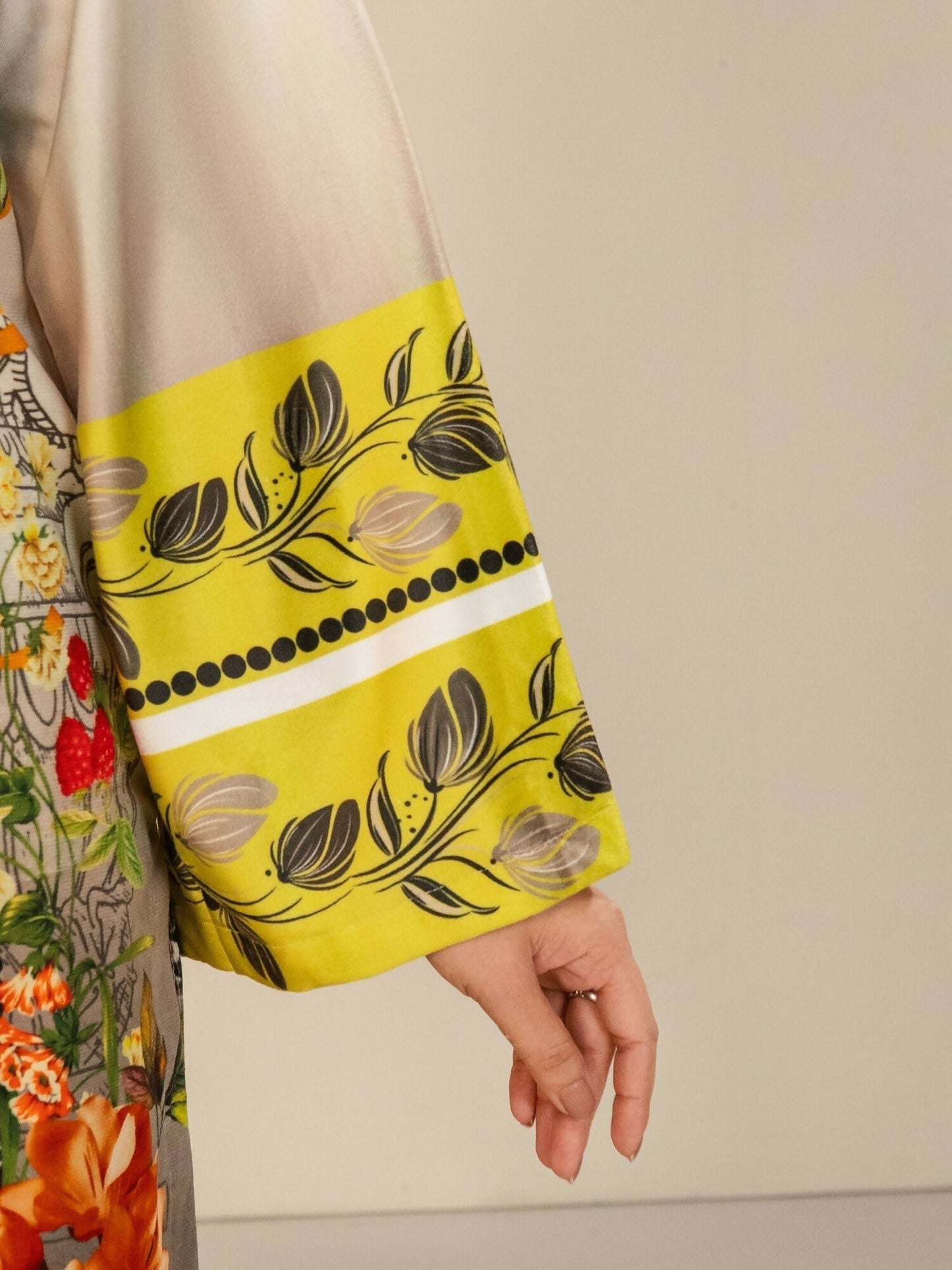 Stylish Collection Velvet Vogue Printed Co-Ord Set-Butterfly Bold