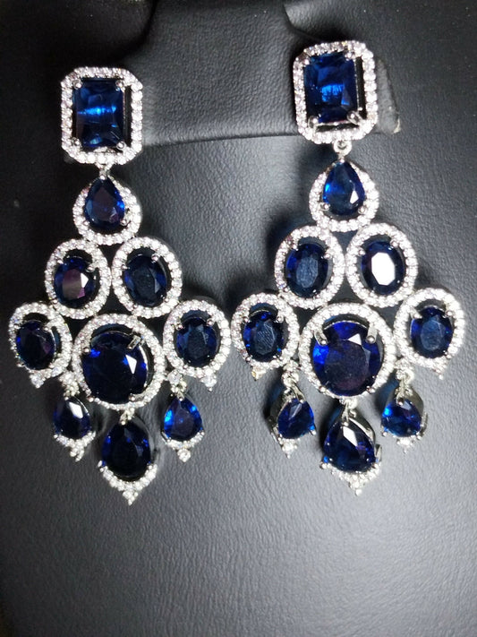 H&A Jewellery One Carat American Diamond Earrings
