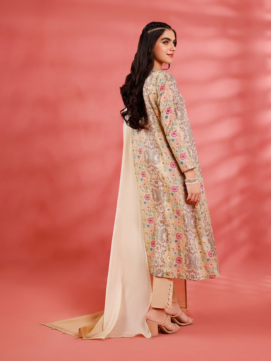 Nishat Lawn Printed Unstitched 3-Piece Suit-42201598-R