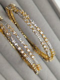 H&A Jewellery One Carat Silver Rhodium-Plated Kangina with Semi-Precious Stones