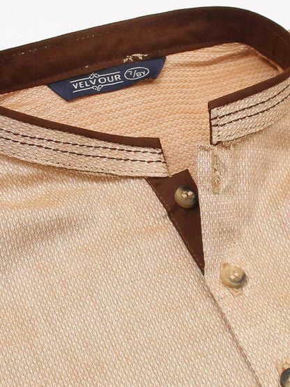 Velvour Boys Fine Detail Stitched Kurta-VB193-A