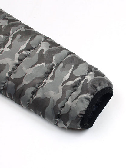 Velvour Full Sleeves Hooded Puffer Jacket-VJ16-D