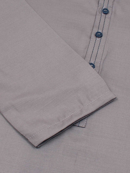 Velvour Boys Cotton Embroidered Stitched Kurta Shalwar Suit-VB201-D