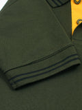 Velvour Boys Pique Tipping Collar Polo Shirt-VP11-D