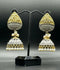 H&A Jewellery Dual Tone Handmade Brass Oxidized Jhumka