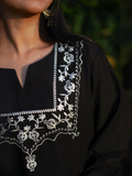 Kachy Dhaagy Lawn Embroidered Stitched 2-Piece Suit-Fahira