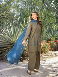 Panache Apparel Winter Whisper Linen Embroidered Stitched Suit-Mahnoor