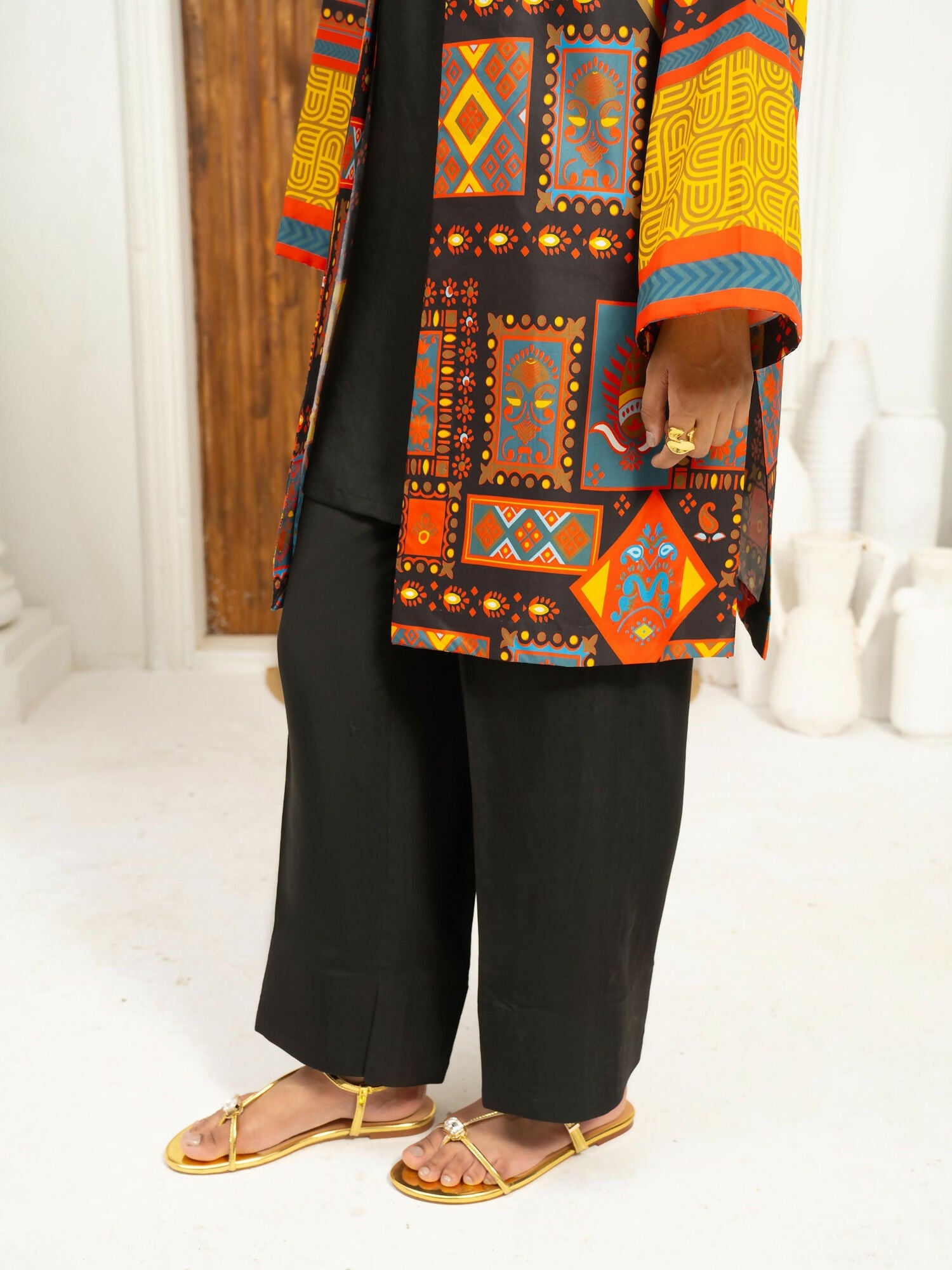 Panache Apparel Florise Lawn Printed Co-Ord Set-Tribal