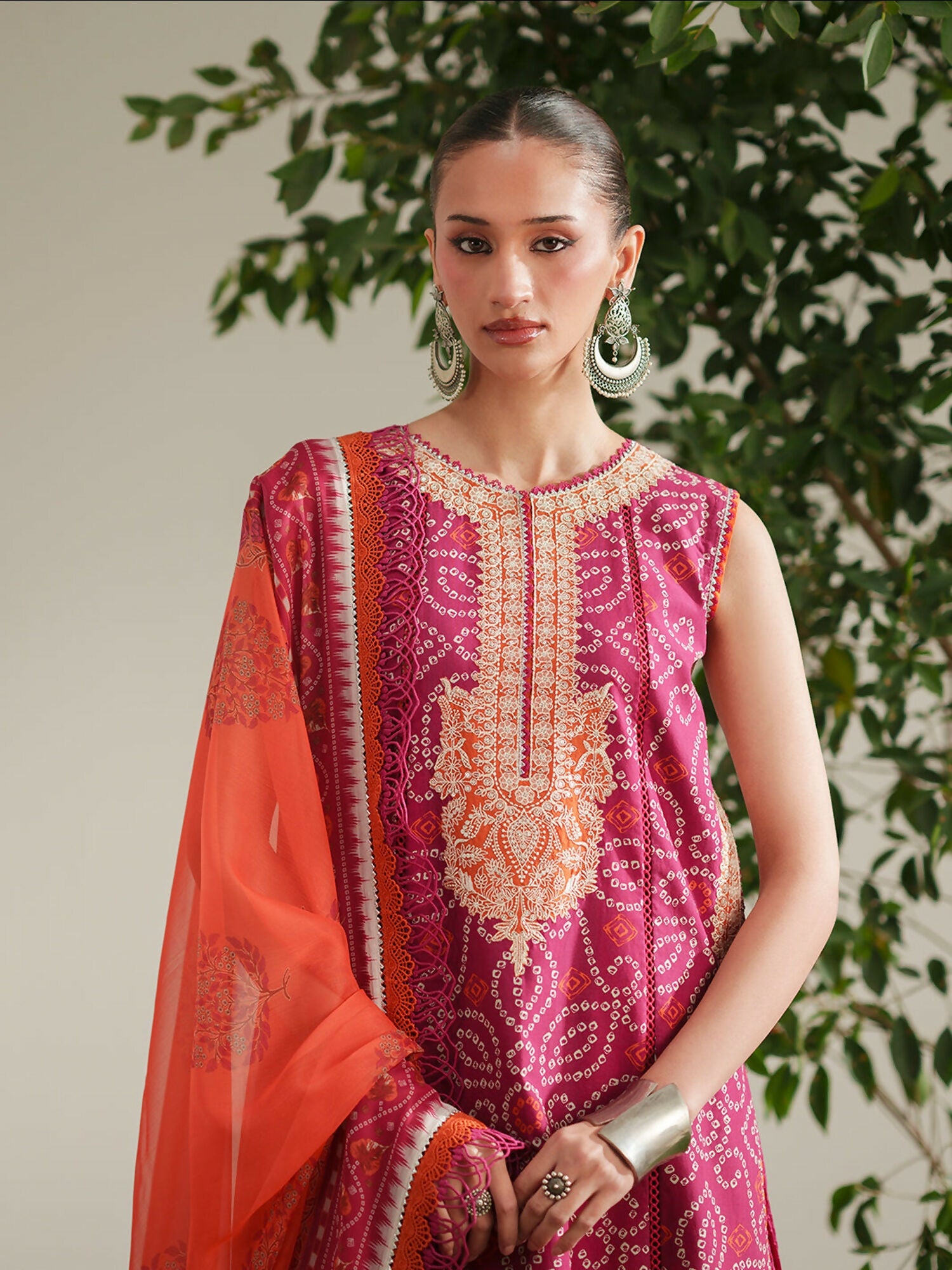 Binilyas Jojo Summer'26 Lawn Embroidered Unstitched 3-Piece Suit-87A