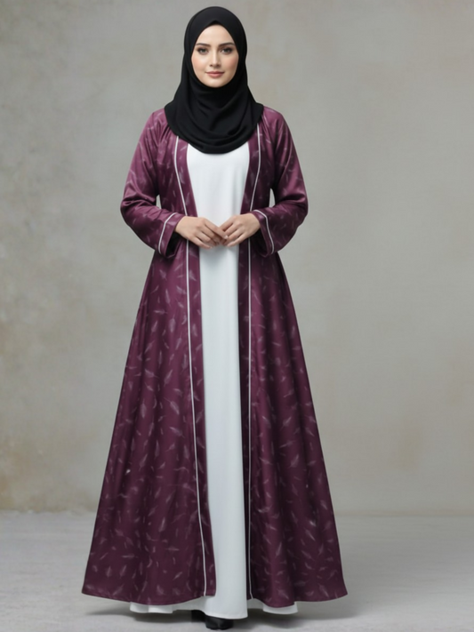 Islami Hijab Centre Haya Premium Series Imported Nida Printed Abaya Set