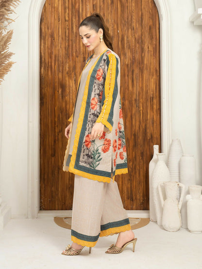 Panache Apparel Florise Lawn Printed Co-Ord Set-Freedom