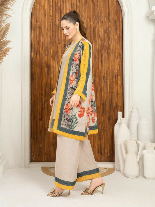 Panache Apparel Florise Lawn Printed Co-Ord Set-Freedom