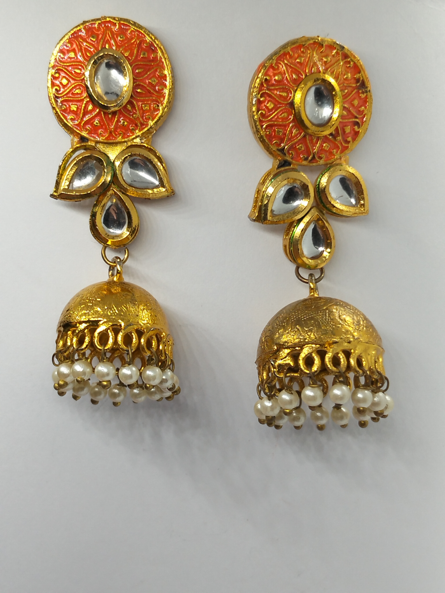 H&A Jewellery Oxidized Brass Handmade Jhumka