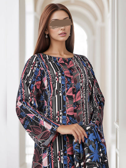 Saya Cotton Khaddar Printed Unstitched 3-Piece Suit-U04-24350-05B