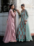 Hussain Rehar Festive Pret'25 Organza Embroidered Stitched 3-Piece Suit-Havena