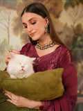 Mahnur Secret Garden Karandi Embroidered Unstitched 3-Piece Suit–SG-006