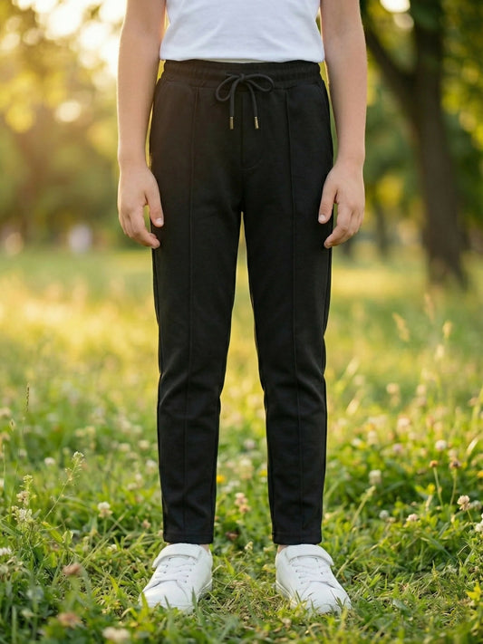 Velvour Imported Popcorn Trouser-VWT41-AT