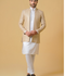 Gem Garments Janaan Raw Silk Embroidered Prince Coat-Naqsh